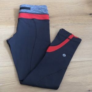 Gray and Red Zip Lululemon